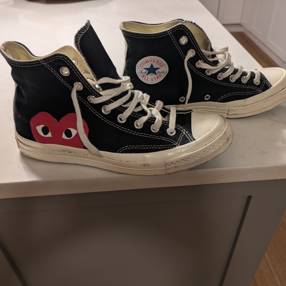 Converse Kids Black High-Top Sneakers